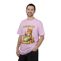 Whisker Cat Baking T-Shirt — Cute Cat Chef Graphic Tee