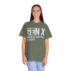Raised on Hose Water and Neglect — Retro Graphic T-Shirt (Vintage Gift for Gen X)