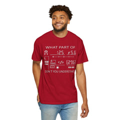 CAMERA DISPLAY, Graphic Unisex Garment-Dyed T-shirt