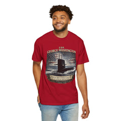 USS George Washington SSBN 598 Submarine T-Shirt with a quote from its namesake
