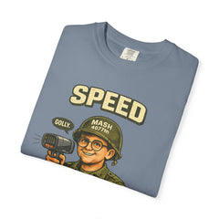 Speed Enforced By Radar T-Shirt — MASH 4077 Retro Traffic Cop Graphic Tee