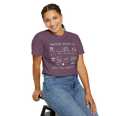 CAMERA DISPLAY, Graphic Unisex Garment-Dyed T-shirt