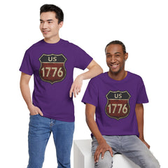 Vintage USA Pride Tee - 1776 Unisex Heavy Cotton Tee
