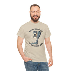 Amputee Coffee Humor - Unisex Heavy Cotton Tee