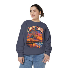 Brooklyn's Coney Island Sunset Sweatshirt - Comfort Colors Soft