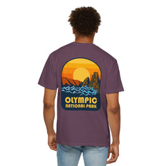Olympic National Park Unisex T-Shirt, Vintage Graphic Tee, Nature Lover Gift, Travel Souvenir, Outdoor Adventure Apparel, Unisex Casual Wear