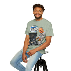 Grill Master Grandpa Funny BBQ T-Shirt — "Whoops! Pretending to Grill for a Photo" Graphic Tee