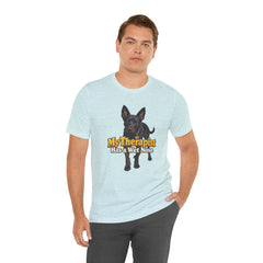My Therapist Has A Wet Nose Personalized with your dog(s) image T-Shirt