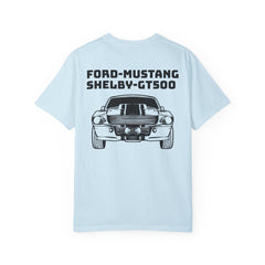 Ford Mustang Shelby GT500 Unisex T-Shirt - Classic Car Enthusiast Comfort Colors Garment Dyed Tee