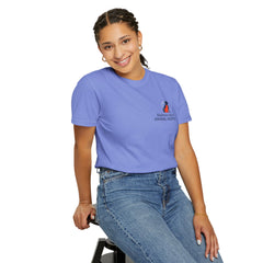 Front Logo Back Graphic Baldwin Harbor Animal Hospital "Who Let the Dogs Out?" Graphic Tee