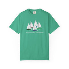 Hempstead Bay Sailing Club T-Shirt — Vintage Sailboat Race Day Tee