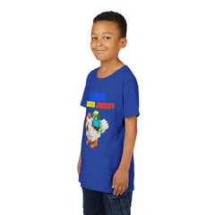 Youth I Love Chicken Jockey Tee - Fun Gamer T-Shirt for Kids