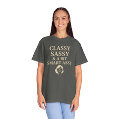 Classy Sassy T-shirt, Unisex Casual Top, Statement Tee, Gift for Her, Fashion Apparel, Birthday Humor Shirt