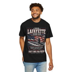 USS Lafayette SSBN-616 Submarine T-Shirt — Forty One For Freedom Patriotic Tee