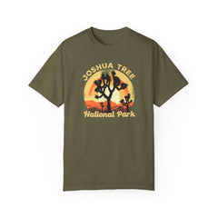 Joshua Tree National Park Graphic, Comfort Colors Soft Relaxed Fit Unisex Garment-Dyed T-shirt