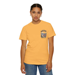 Where the Road Ends Long Island Unisex Garment-Dyed T-shirt