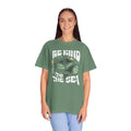 Sting Rays, Be Kind To The Sea -  Graphic Unisex Garment-Dyed T-shirt