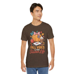 Fall Vibes Teacher Life T-Shirt