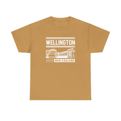Wellington New Zealand Cities of The World Series Unisex Heavy Cotton Tee