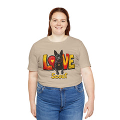 Personalized Love Your Dog T-Shirt — Designed with your dogs name and picture Graphic Tee