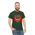 Flaming Fire Dragon - Graphic Unisex Heavy Cotton Tee