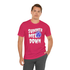 Summer Meltdown Graphic Tee — "Summer Melt Down" Sun Design
