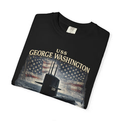 USS George Washington SSBN 598 Submarine T-Shirt with a quote from its namesake