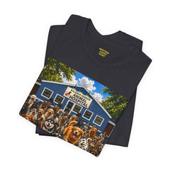 Who Let the Dogs Out? Baldwin Harbor Animal Hospital Graphic Dog Rescue T‑Shirt
