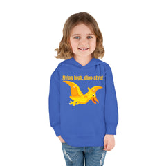 Flying high, dino-style! - Toddler Pullover Fleece Hoodie