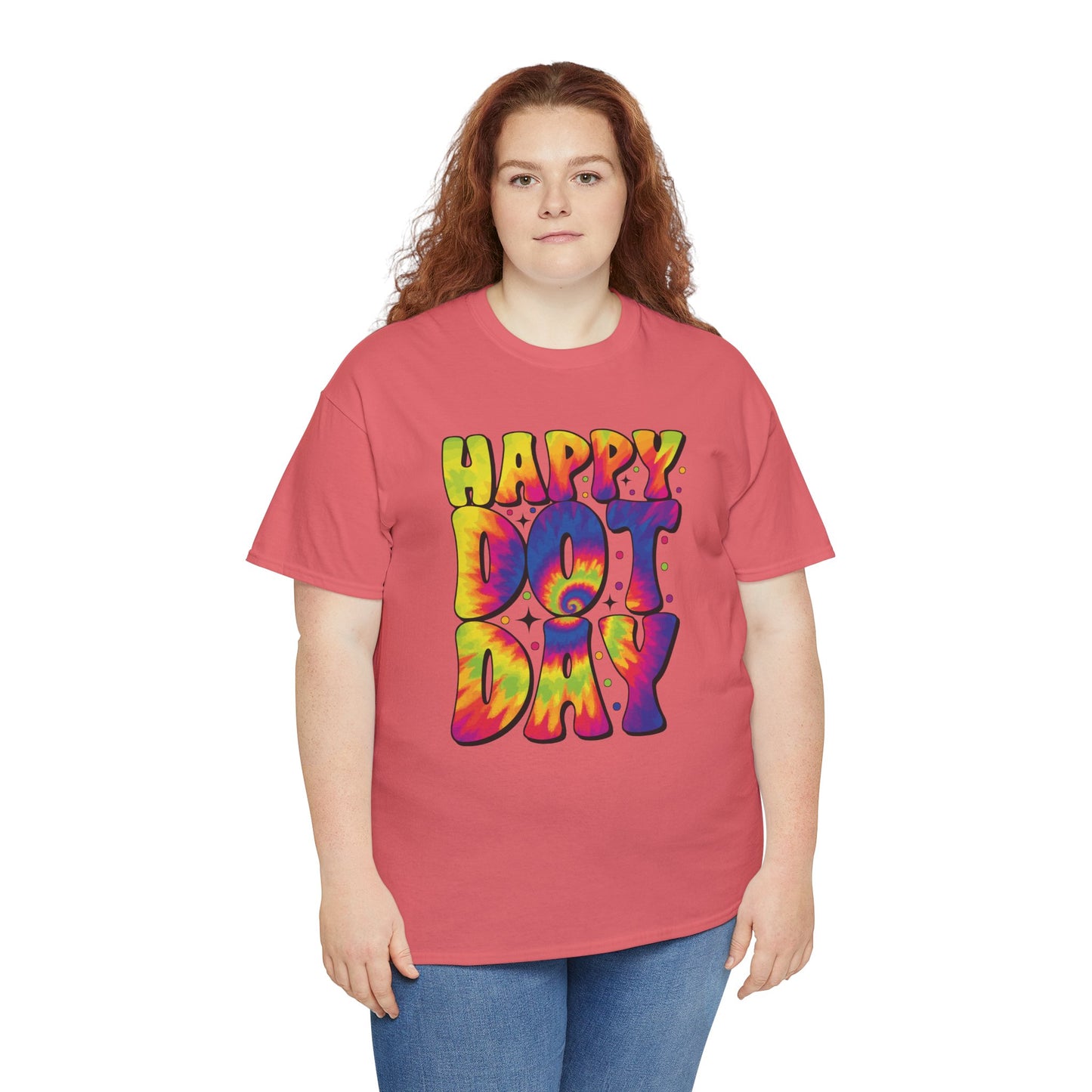 HAPPY DOT DAY - Graphic Unisex Heavy Cotton Tee