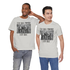 The Outsiders Shirt, Front and Back Images, Greasers Characters Shirt, Unisex Jersey Short Sleeve Tee
