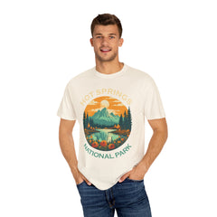 Hot Springs National Park Graphic, Comfort Colors Soft Relaxed Fit Unisex Garment-Dyed T-shirt