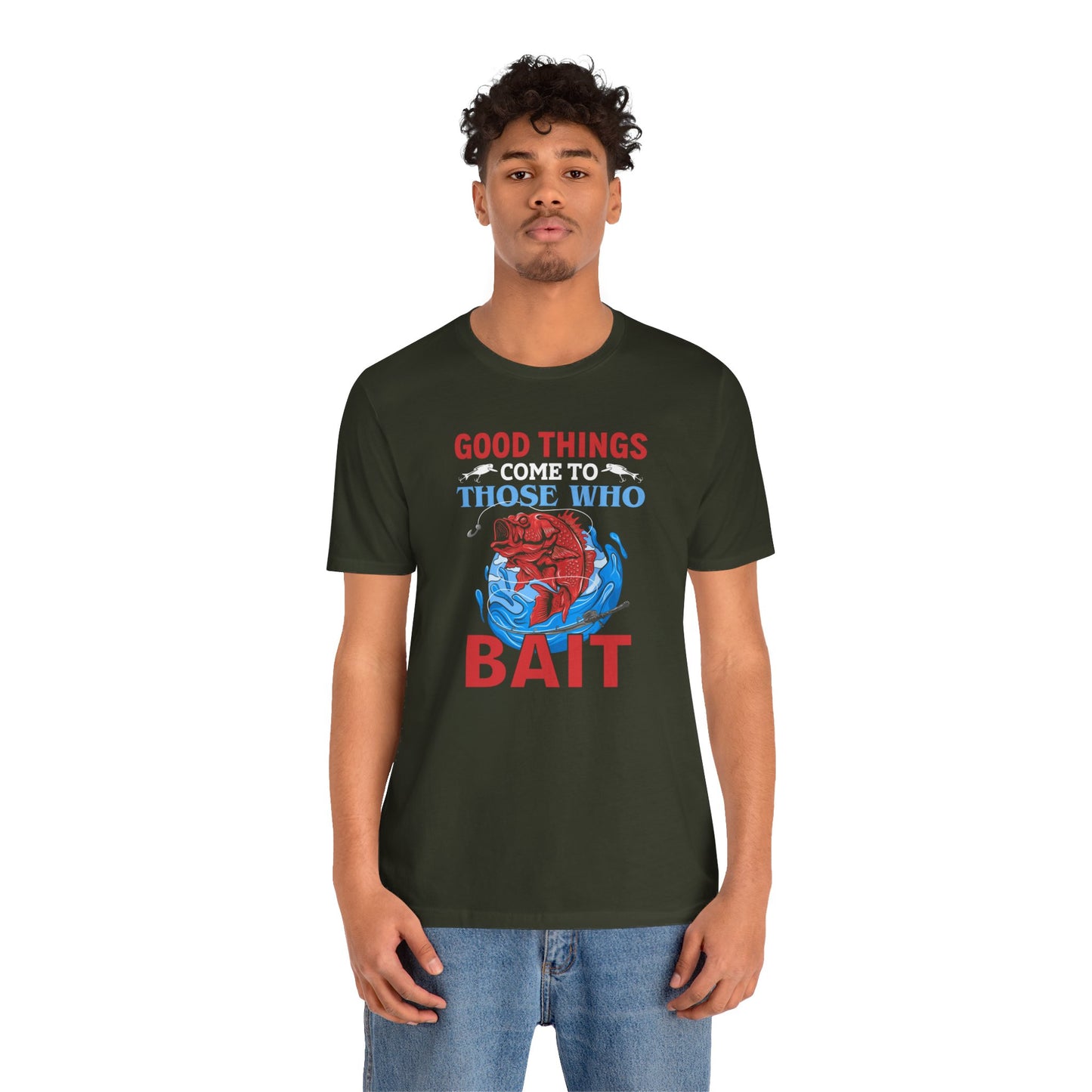 Good Things Come To Those Who Bait Unisex Softstyle T-Shirt