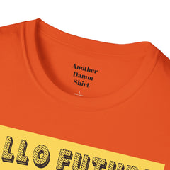 Hallo Future Pop Art Guy Unisex Softstyle T-Shirt