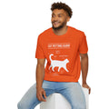 Cat Petting Guide Quote, Unisex Softstyle Graphic T-Shirt