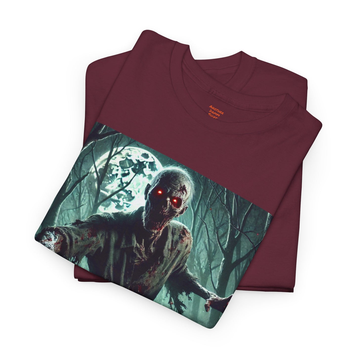 ZOMBIES WOODS! Graphic Unisex Heavy Cotton Tee