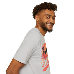 Surfing Unisex Softstyle Graphic T-Shirt