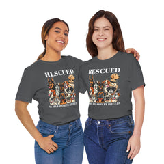 RESCUED IS MY Favorite Breed - Unisex Jersey Short Sleeve Tee
