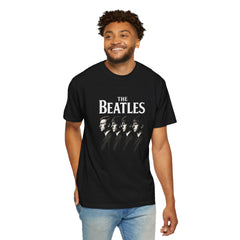 Retro Music T-shirt - The Beatles Unisex Garment-Dyed Tee