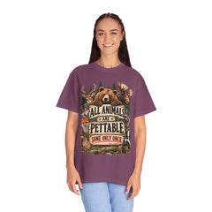 All Animals Are Pettable T-Shirt – Funny Animal Lover Wildlife Design