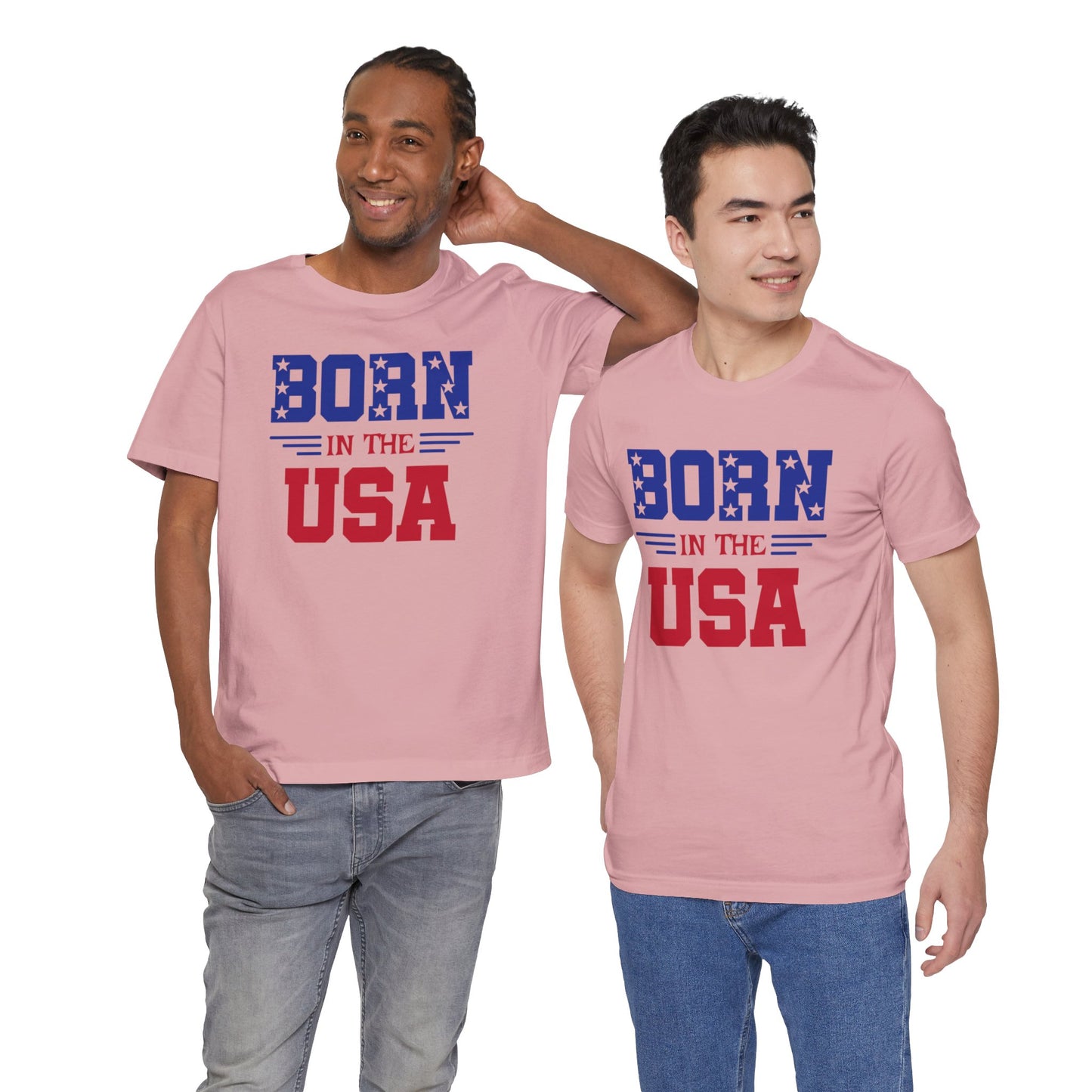 Born In The USA, Unisex Jersey Short Sleeve Tee