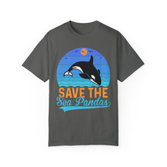 Save The Sea Pandas Comfort Colors Unisex Garment-Dyed T-shirt