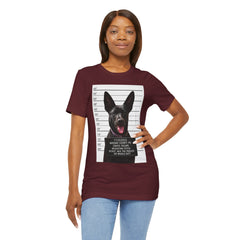K9 Mugshot Personalized with your Dog T-Shirt