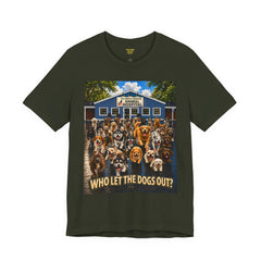 Who Let the Dogs Out? Baldwin Harbor Animal Hospital Graphic Dog Rescue T‑Shirt