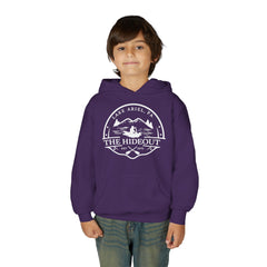Youth Hoodie — 'The Hideout' Lake Ariel PA Cabin Adventure Hoodie