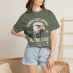 Your Home Town Personalized Eagle T‑Shirt — "Small Town, Big Heart"