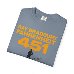 Fahrenheit 451 Graphic T-shirt, Unisex Book Lover Tee, Literary Gift, Reading Enthusiast Apparel, Ray Bradbury Merch, Cozy Casual Wear