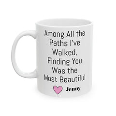 Personalized Inspirational Quote Ceramic Mug — Heartfelt Morning Motivation (11oz & 15oz)