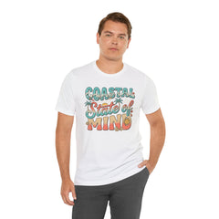 Coastal State of Mind Tee — Retro Beach Graphic T-Shirt