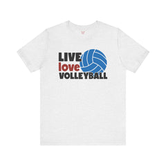 Live Love Volleyball T Shirt,gift for her,gift for him,volleyball gift,sports tee,team shirt,player gift,coach gift,Love Volleyball,Spike it